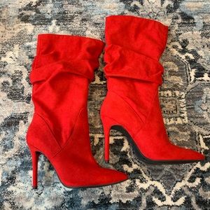 Jessica Simpson heeled boots